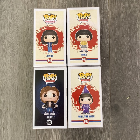 Four Stranger Things funkle pops - Picture 3 of 6